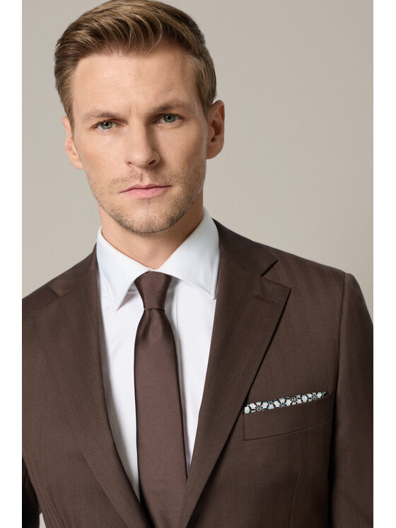 Lancerto Lancerto Garnitur Linares GA073126000016 Brązowy Slim Fit