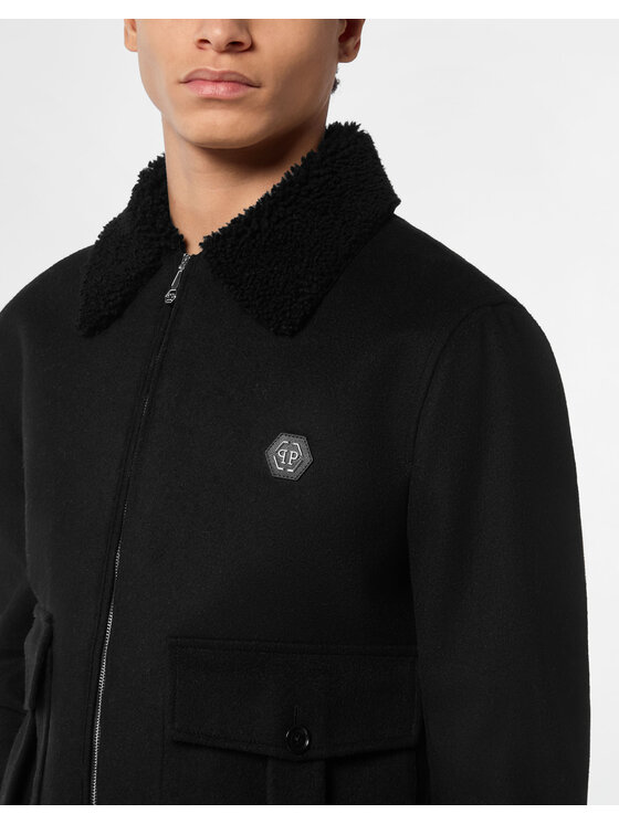 PHILIPP PLEIN PHILIPP PLEIN Giubbotto piumino 25523 Nero Regular Fit