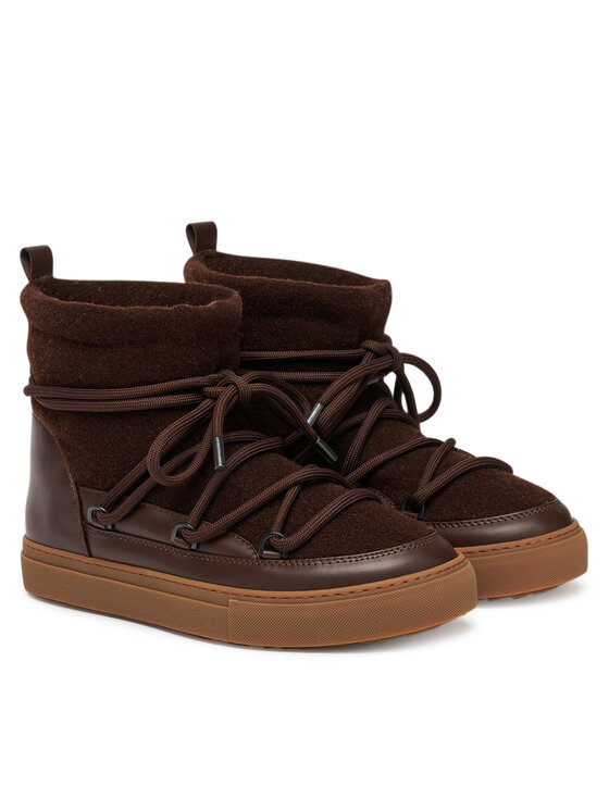 Inuikii Inuikii Μπότες Χιονιού Felt 2001.003.0082 Καφέ
