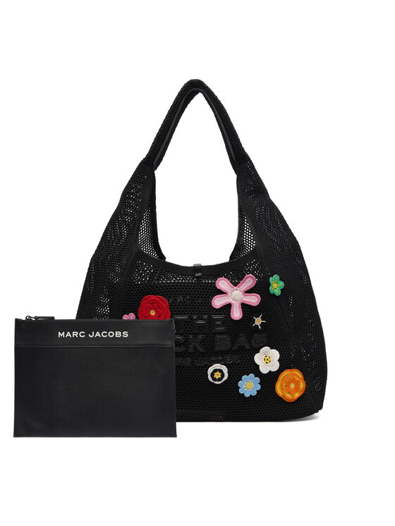 Marc Jacobs Marc Jacobs Táska The Daisy Crochet Sack 2P5HSH027H03 Fekete