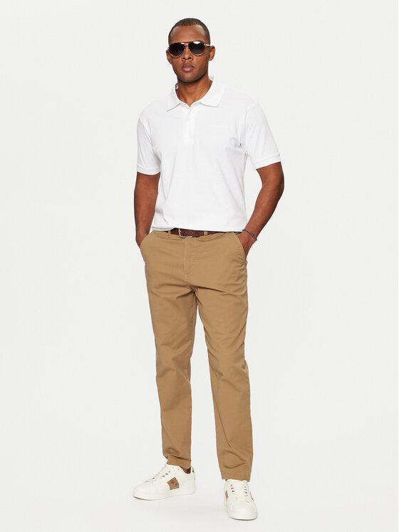 Guess Jeans Guess Jeans Polo särk M4BP29 KCJV1 Valge Regular Fit