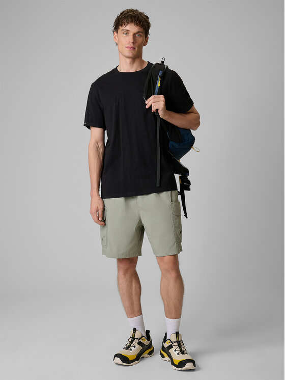 4F 4F T-Shirt TREKKING Czarny Regular Fit
