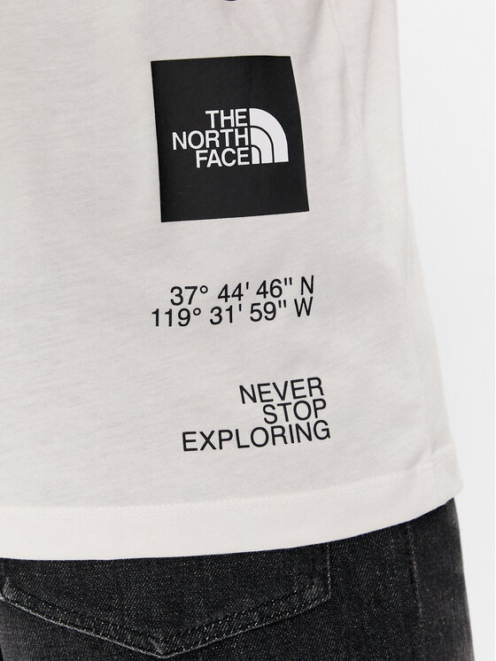 The North Face The North Face T-Shirt Foundation Graphic NF0A86XJ Biały Regular Fit