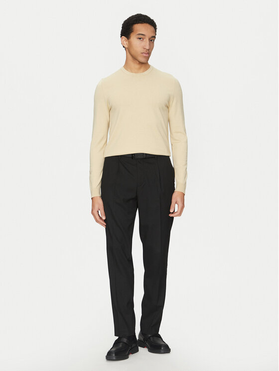 HUGO HUGO Sweter San Cody 50532074 Beżowy Slim Fit