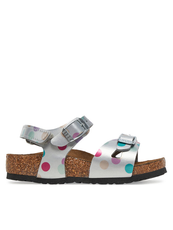 Sandale Birkenstock Rio As Kids 1029527 S Argintiu