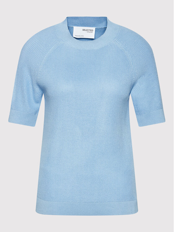 Selected Femme Selected Femme Pullover Elinna 16082425 Blau Slim Fit