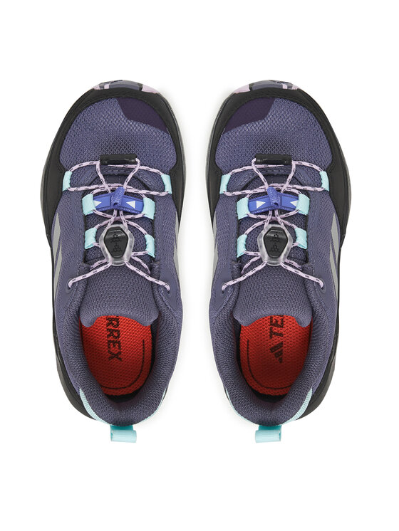 Sumiです adidas Trekkingi Terrex Ax4s Speed Lacing Hiking JS2961 Fioletowy