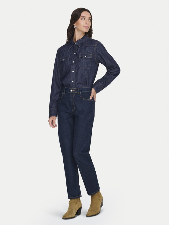ONLY ONLY Τζιν πουκάμισο Charlize 15364777 Μπλε Regular Fit
