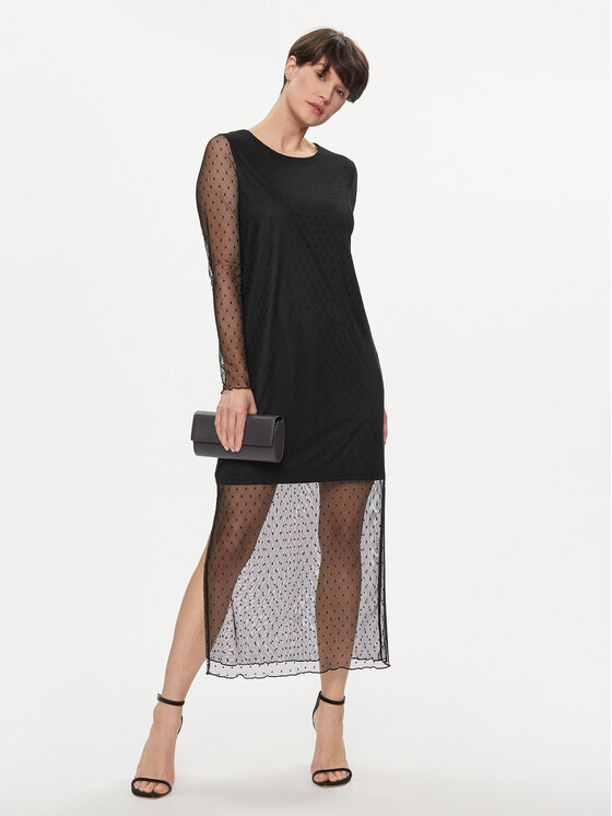 Pieces Pieces Sukienka koktajlowa 17146719 Czarny Regular Fit