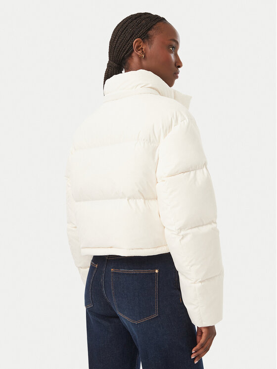 Tommy Jeans Tommy Jeans Μπουφάν πουπουλένιο Alaska DW0DW18609 Λευκό Cropped Fit