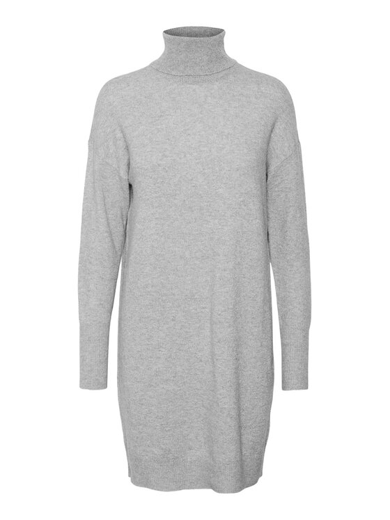 Vero Moda Vero Moda Pletena obleka 10199744 Siva Regular Fit