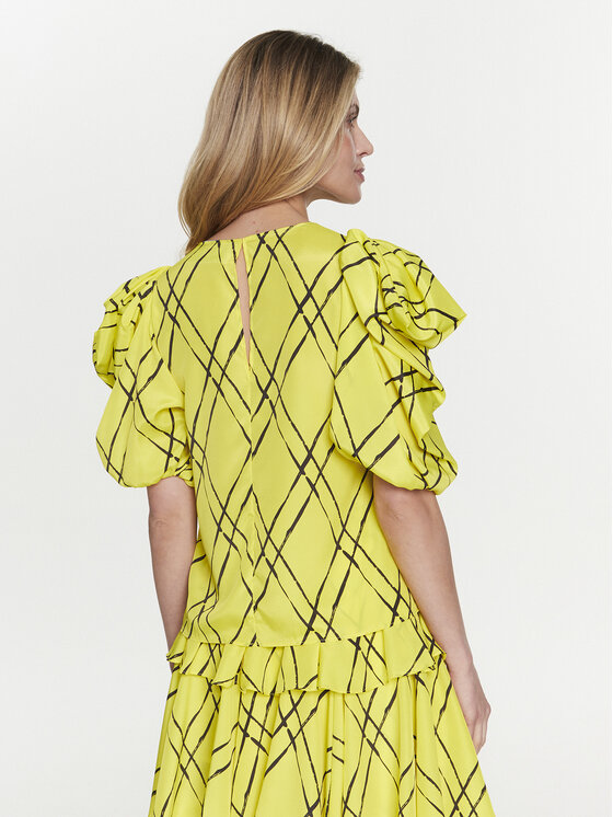 Silvian Heach Silvian Heach Blúzka GPP23376BL Žltá Regular Fit