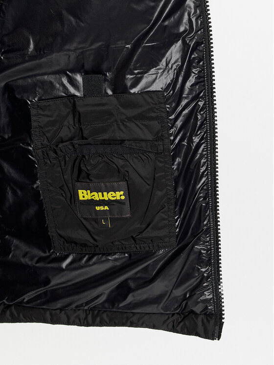 Blauer Blauer Kurtka zimowa 23WBLUC03008 Czarny Regular Fit