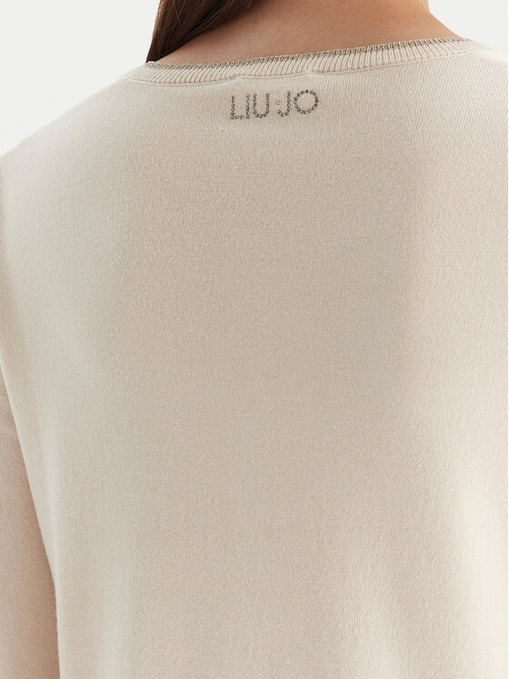 Liu Jo Liu Jo Kardigán MF5225 MS49I Ekru Regular Fit