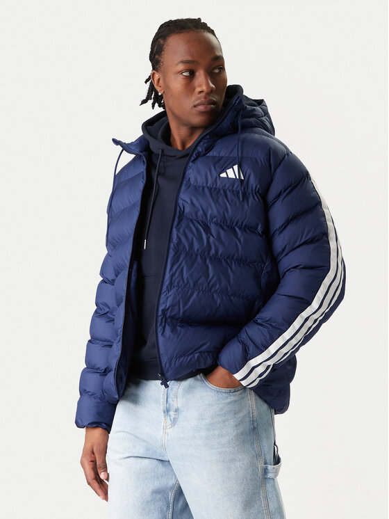 adidas adidas Télikabát Essentials Climawarm 3-Stripes JX7771 Sötétkék Regular Fit