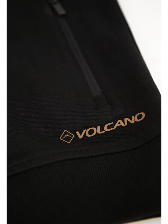 Volcano Volcano Bluza B-WOLF Czarny Regular Fit