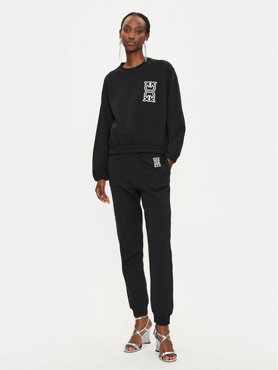 PINKO Pinko Dressipüksid Felpa 100371 A23C Must Regular Fit