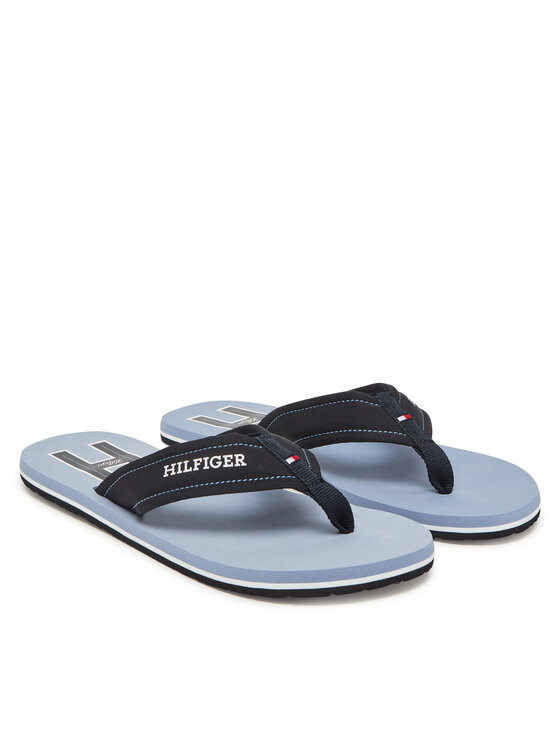 Tommy Hilfiger Tommy Hilfiger В'єтнамки Hilfiger H Padded Beach Sandal FM0FM05536 Cиній