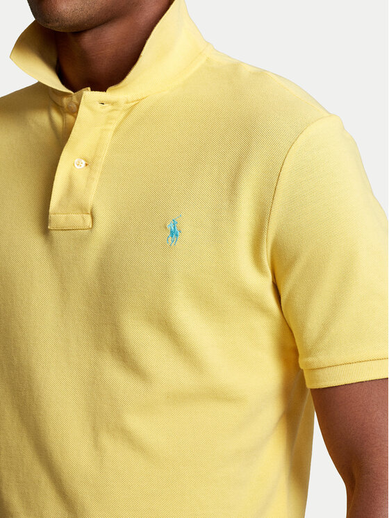 Polo Ralph Lauren Polo Ralph Lauren Polo marškinėliai Core Replen 710795080 Geltona Slim Fit