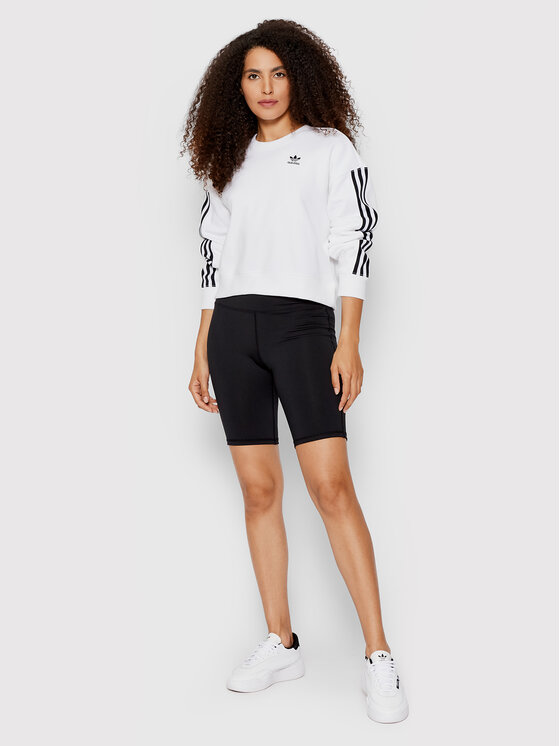 Felpa adicolor Classics HN8317 Bianco Loose Fit