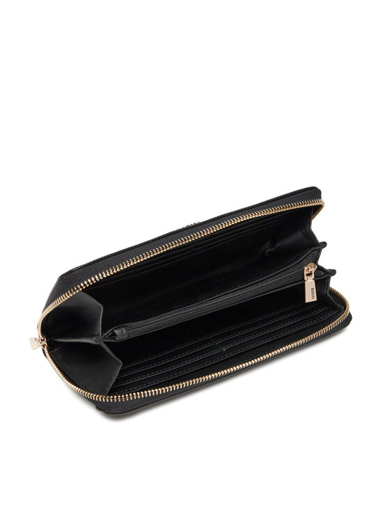 Guess Guess Μεγάλο Πορτοφόλι Γυναικείο Laurel II Slg SWZG74 59146 Μαύρο