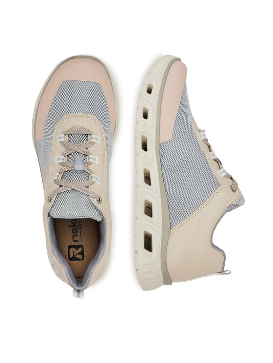 Rieker Rieker Sneakersy M6006-90 Beżowy