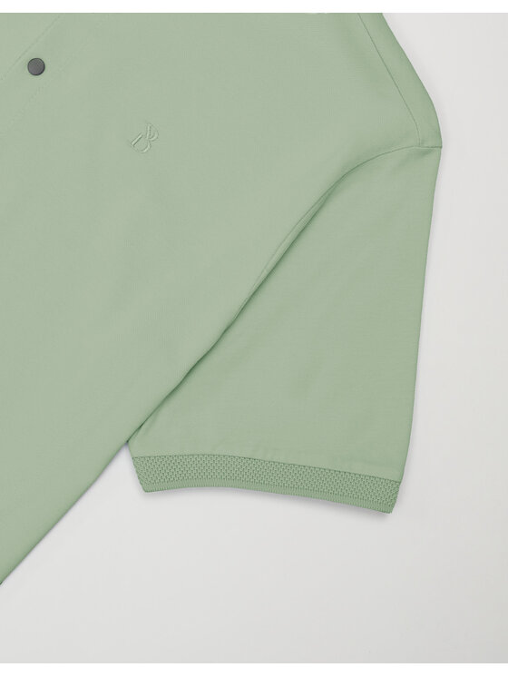 Borgio Borgio Polo matteo Zielony Classic Fit
