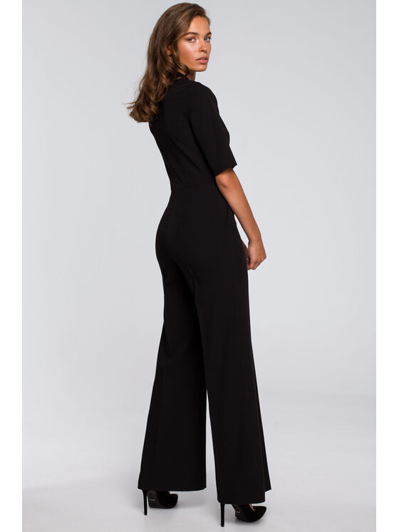 Stylove Stylove Kombinezon S243 Czarny A-Line Fit