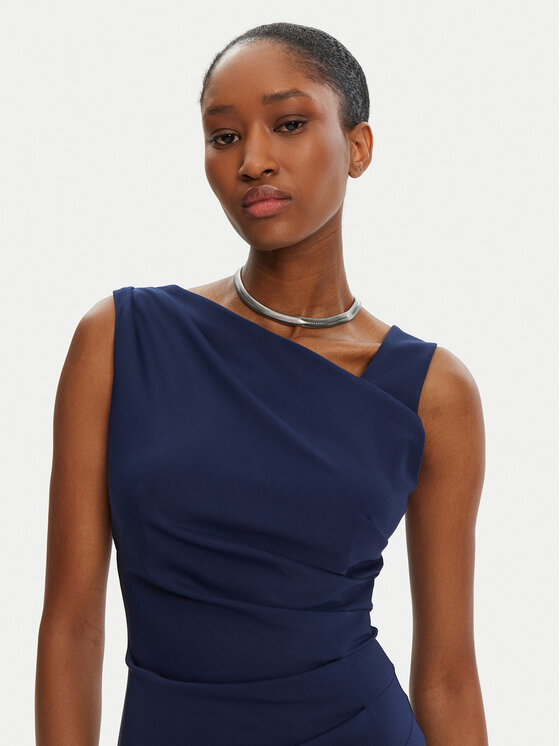 Rinascimento Rinascimento Abito da cocktail CFC0122564003 Blu scuro Regular Fit