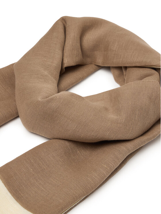 Calvin Klein Calvin Klein Šal Linen Blend Emblem Pareo Scarf LV04F9021G Bež