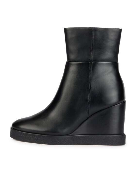 Geox Geox Μποτάκια D Elidea Wedge D36VQB 00043 C9999 Μαύρο