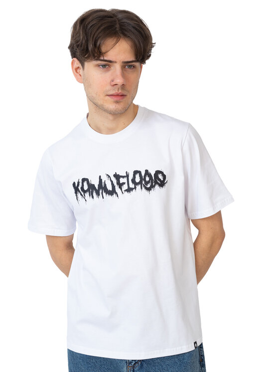 Kamuflage Kamuflage T-Shirt Abyss Biały Oversize