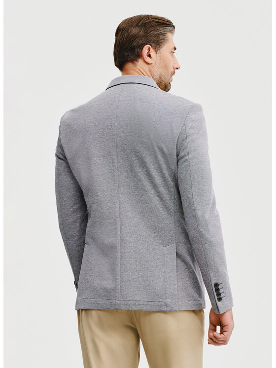 Pako Lorente Pako Lorente Marynarka P25SF-3X-023 Szary Slim Fit