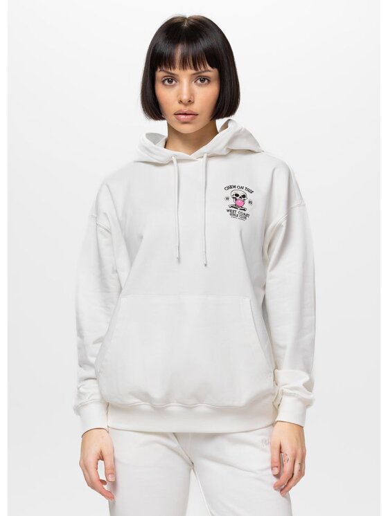 PITBULL PITBULL Bluza CHEW ON THIS Biały Regular Fit