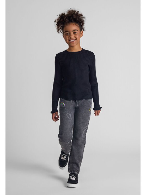 minoti minoti Sweter 26KNIT56 Czarny Regular Fit