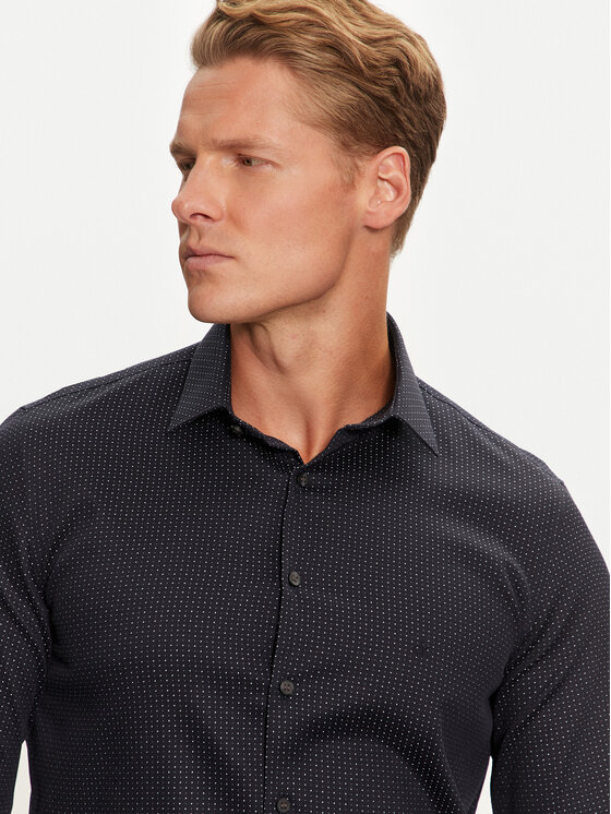 Calvin Klein Calvin Klein Koszula K10K113521 Granatowy Slim Fit