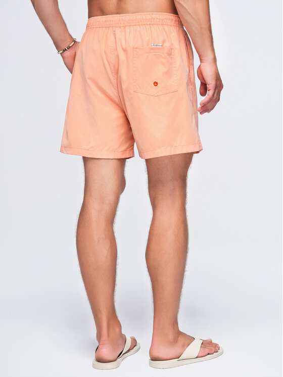 Ombre Ombre Szorty kąpielowe OM-SRSS-0216 Pomarańczowy Regular Fit