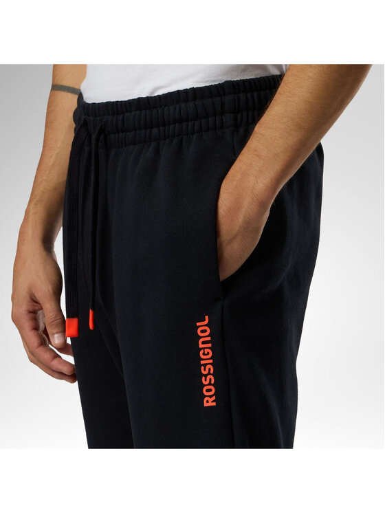 Rossignol Rossignol Spodnie dresowe M Hero Sweatpant Czarny Regular Fit