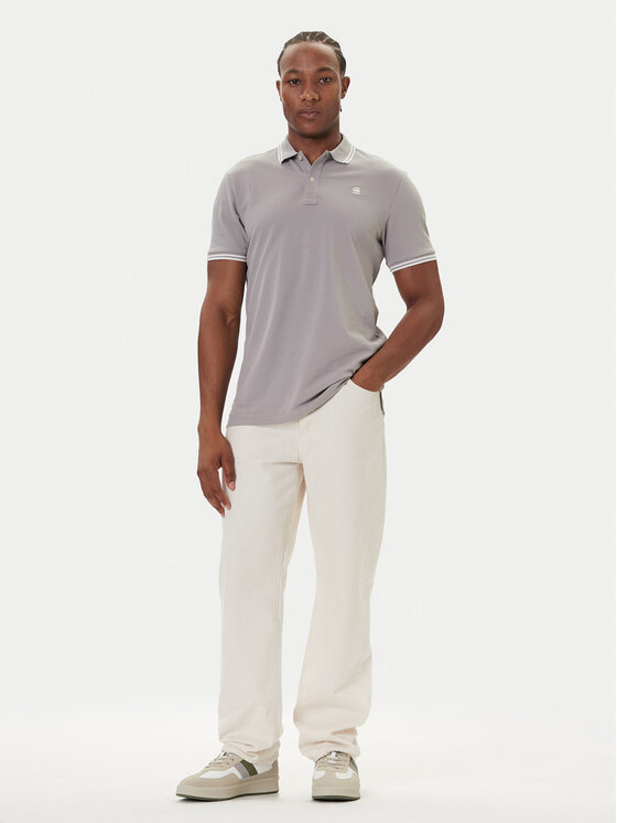 G-Star Raw G-Star Raw Poloshirt Dunda D17127-5864 Grau Slim Fit