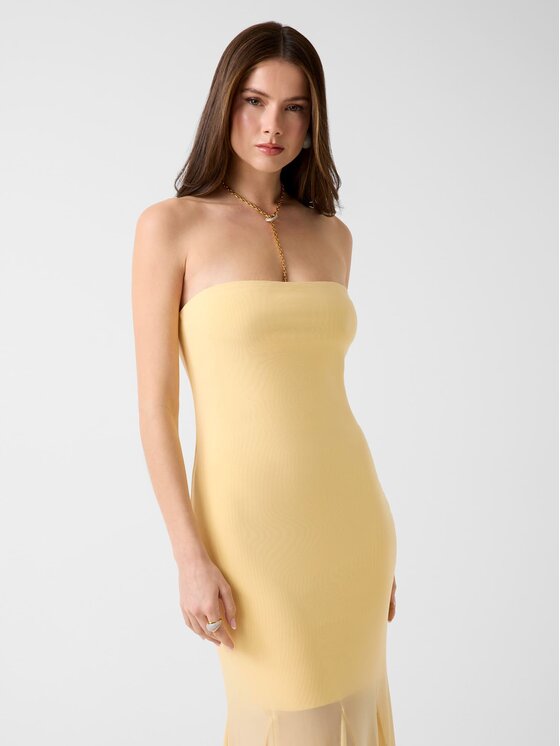 Marciano Guess Marciano Guess Повсякденна сукня 181909 Жовтий Classic Fit