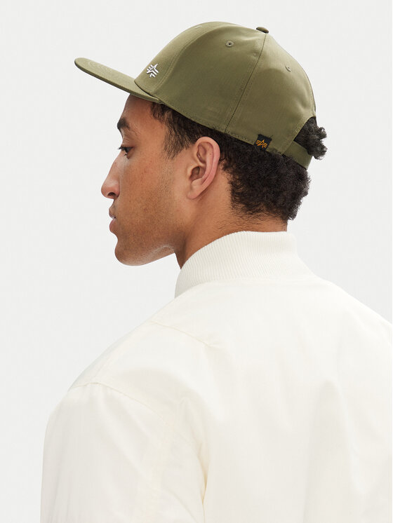 Alpha Industries Alpha Industries Czapka z daszkiem Metal Label 156905 Zielony