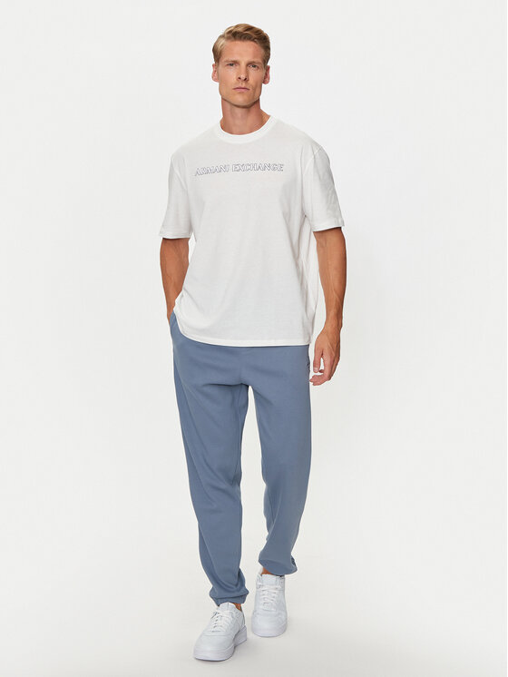 Armani Exchange Armani Exchange Póló 6DZTBD ZJ3VZ 1116 Fehér Regular Fit