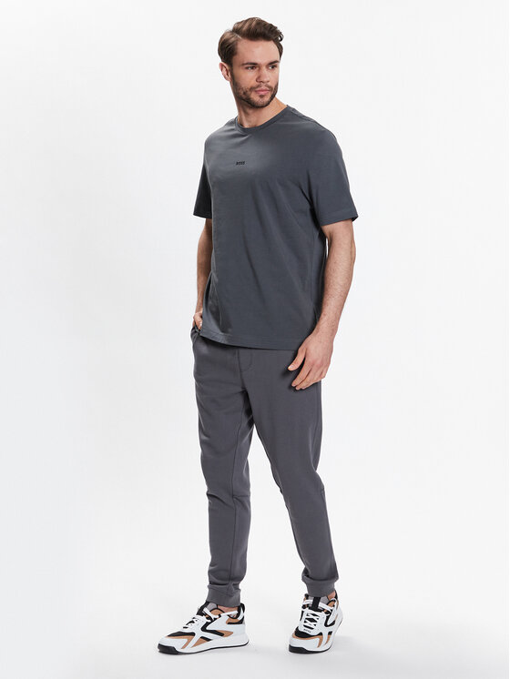 BOSS Boss Majica 50473278 Siva Relaxed Fit