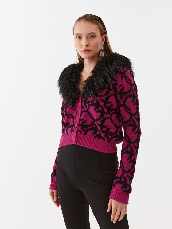 PINKO Pinko Cardigan Pony 101576 A11F Colorat Relaxed Fit
