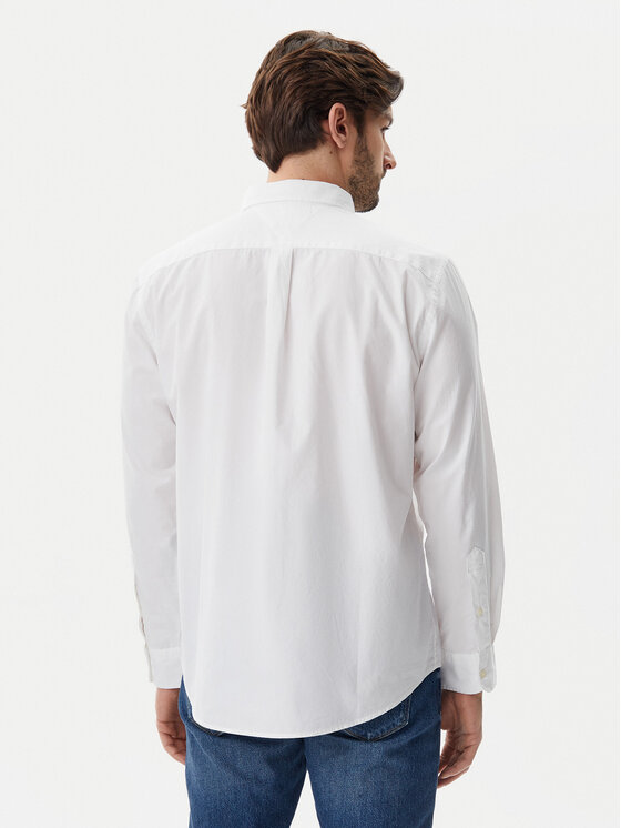 Tommy Hilfiger Tommy Hilfiger Πουκάμισο Core Flex MW0MW39988 Λευκό Regular Fit