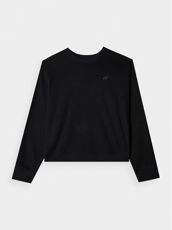4F 4F Μπλούζα 4FWMM00TSWSF1765-20S Μαύρο Regular Fit