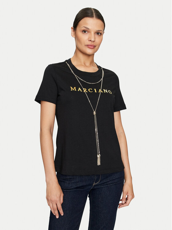 Marciano Guess T-shirt Olivia 4YGI16 6138A Nero Regular Fit, taglia : S