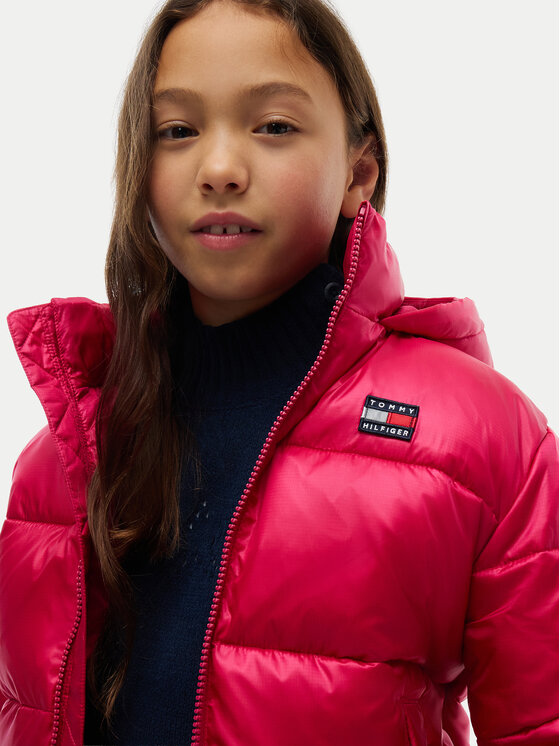 Tommy Hilfiger Tommy Hilfiger Talvejope KG0KG09586 Roosa Regular Fit