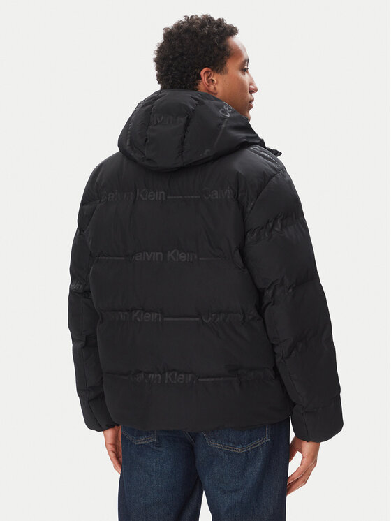 Calvin Klein Jeans Calvin Klein Jeans Geacă din puf LV04RH523G Negru Regular Fit