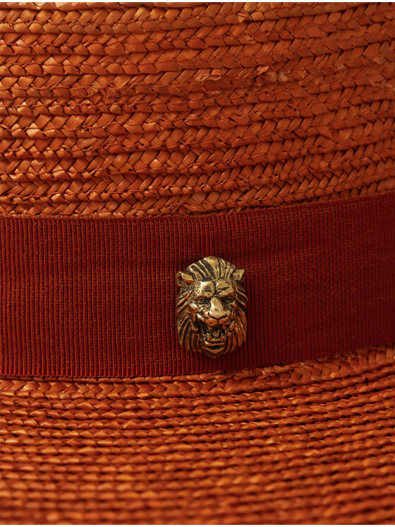 Paris+Hendzel Paris+Hendzel Kapelusz Carrot Wide Brim Canotier Pomarańczowy